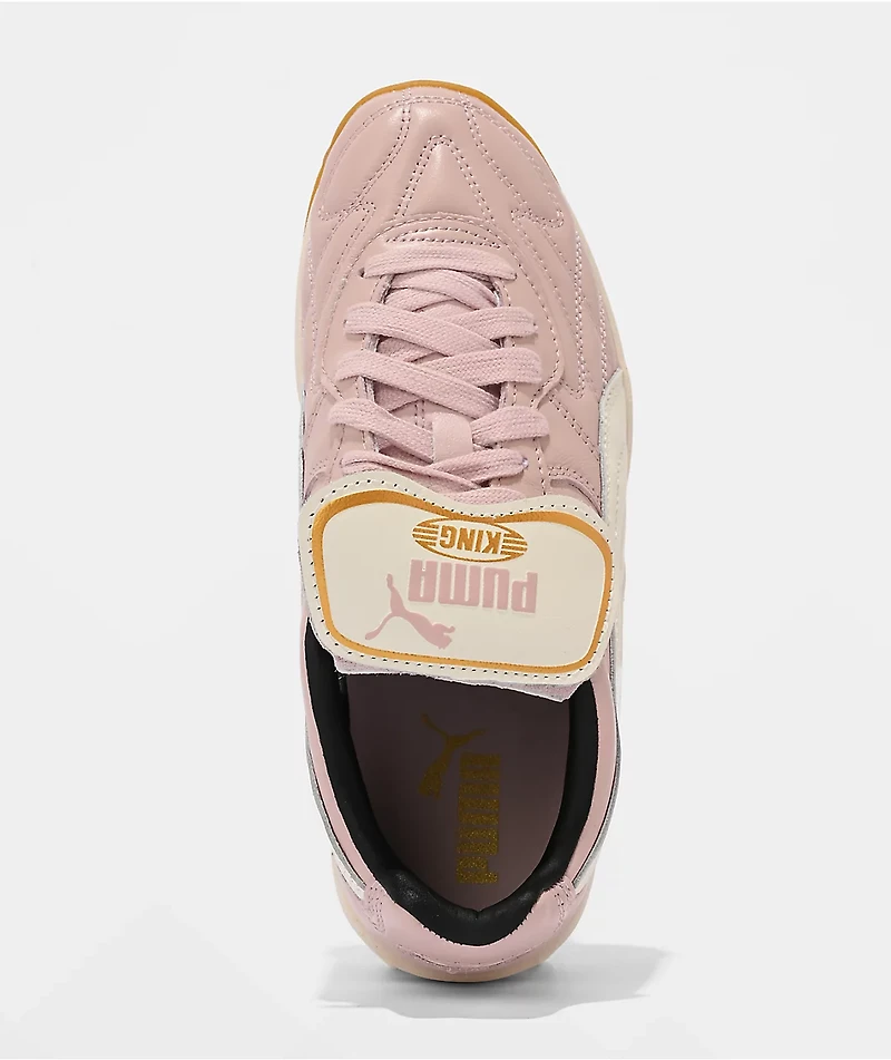 PUMA Women's King Indoor Mauve Mist & Warm White Shoes