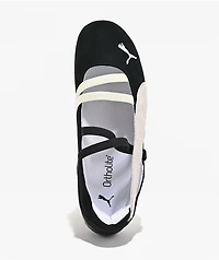 PUMA Women's Speedcat Ballet Black & White Shoes