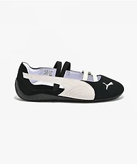 PUMA Women's Speedcat Ballet Black & White Shoes