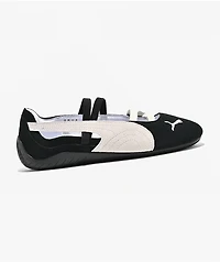 PUMA Women's Speedcat Ballet Black & White Shoes
