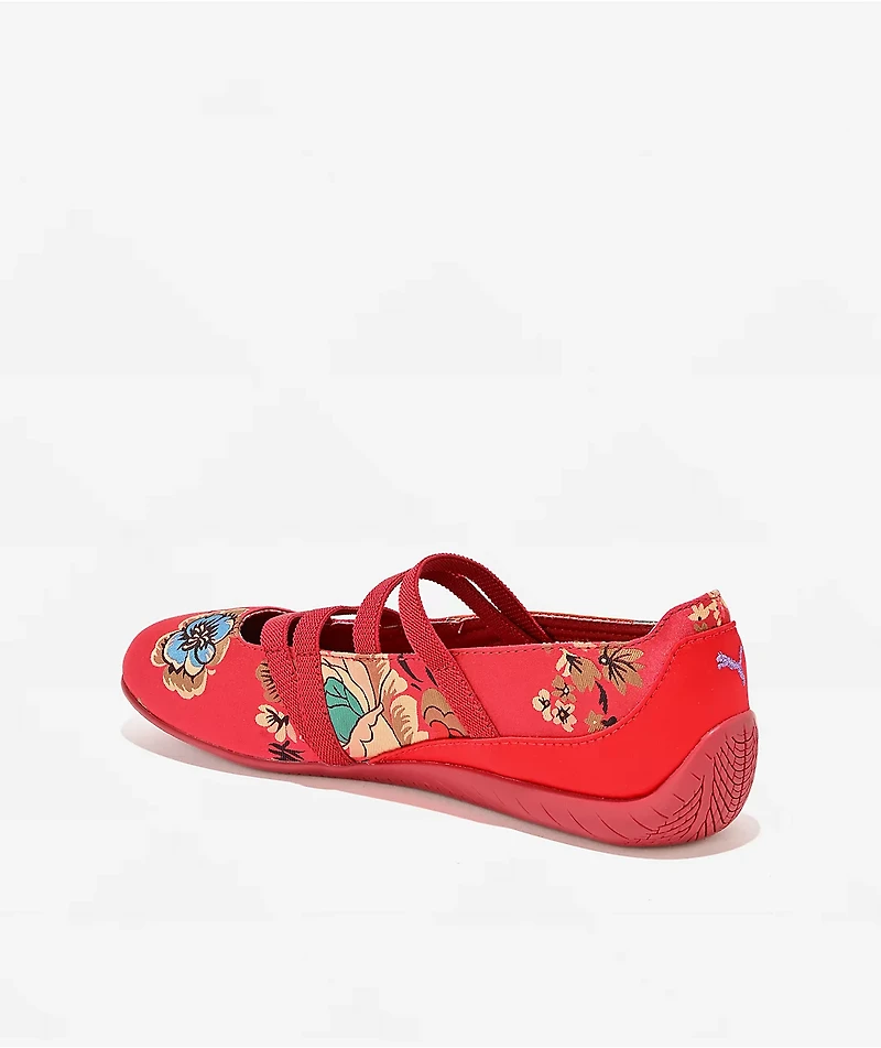 PUMA Women's Speedcat Ballet Silky Red Shoes