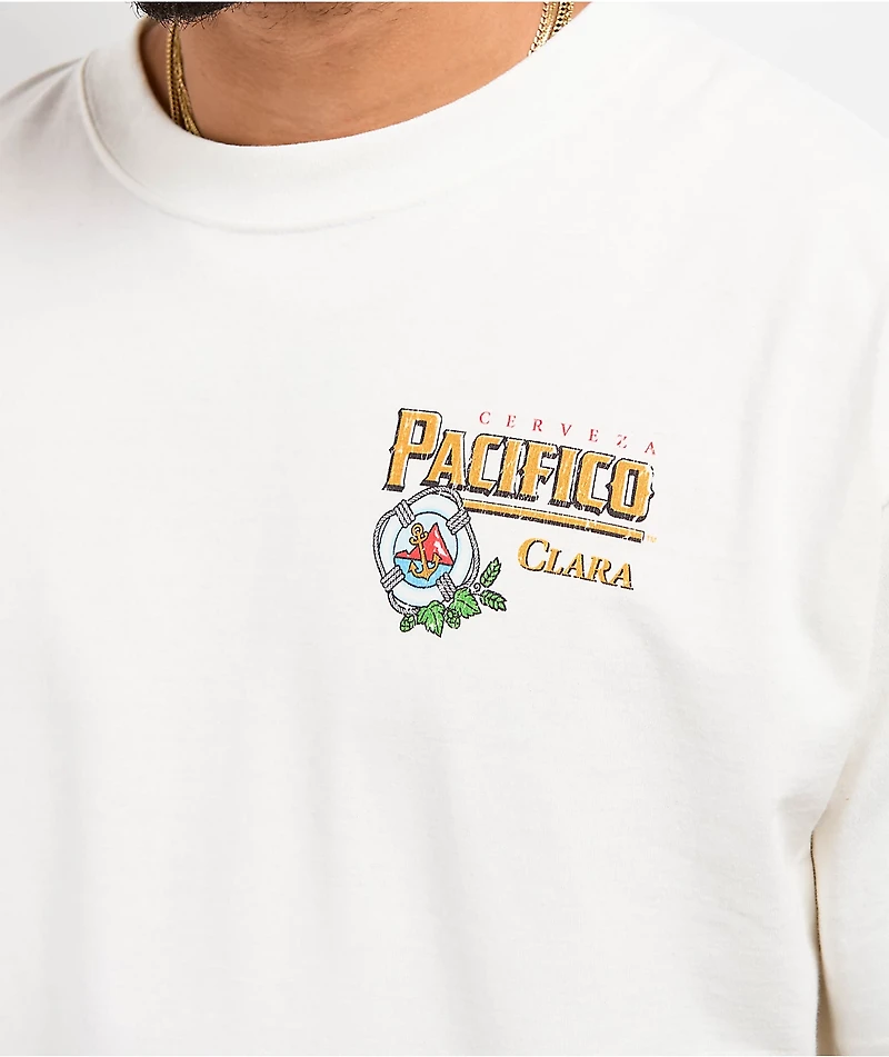 Pacifico Logo Off White T-Shirt