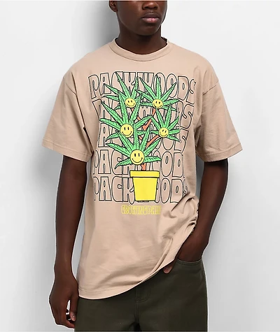 Packwoods x Smiley Tan T-Shirt