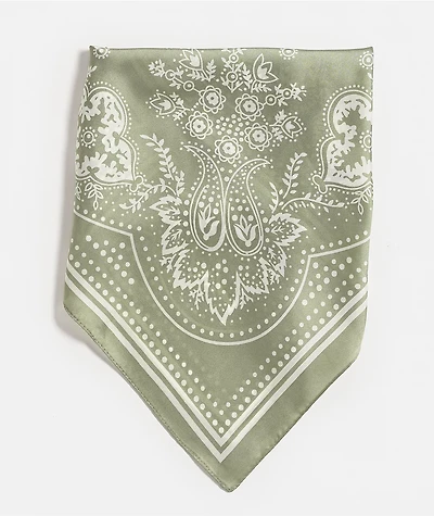 Paisley Green Bandana