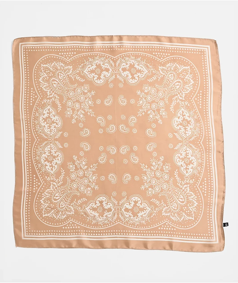 Paisley Tan Bandana