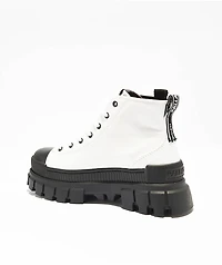 Palladium Revolt Hi TX Star White Platform Shoes