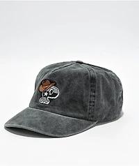 Paramount Saloon Black Wash Strapback Hat