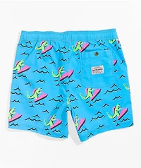 Party Pants Dino Ripper Blue Board Shorts