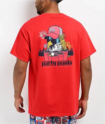 Party Pants Free Birdie Red T-Shirt