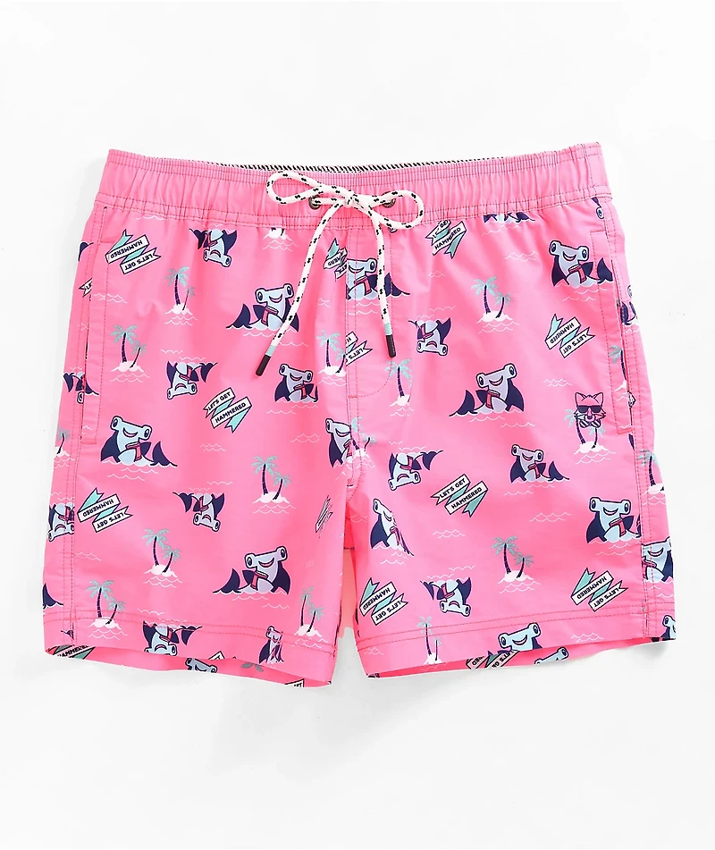 Party Pants Hammer Time Pink Board Shorts