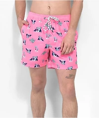 Party Pants Hammer Time Pink Board Shorts