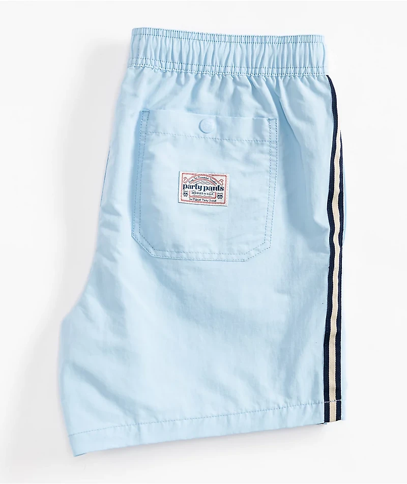 Party Pants Journey Man Blue Board Shorts