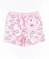 Party Pants Neon Moby Pink Board Shorts