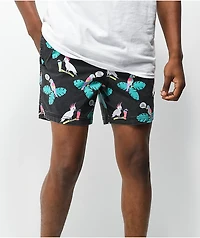 Party Pants Polly Want A Cocktail Black Board Shorts