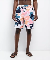 Party Pants Tender Greens White Board Shorts