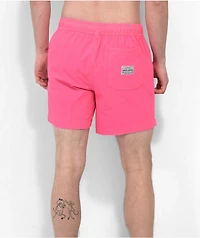 Party Pants Vintage Volley Pink Board Shorts