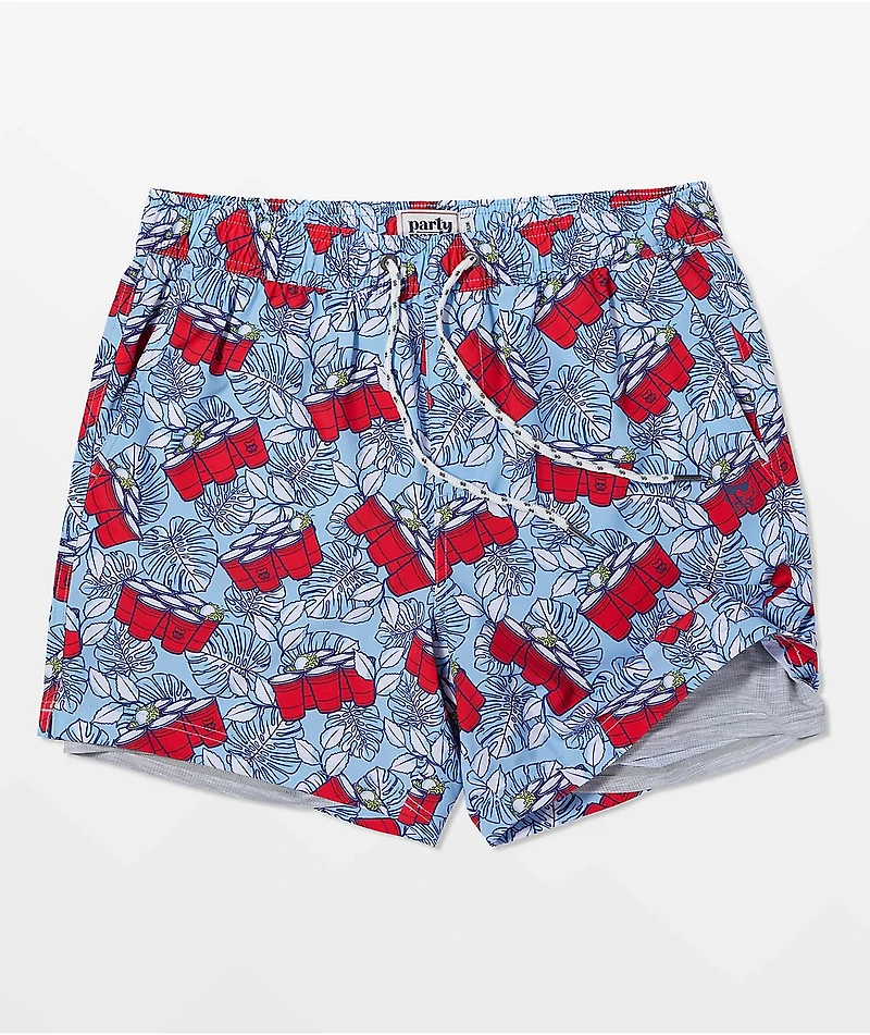Party Pants Wilmington Blue Board Shorts