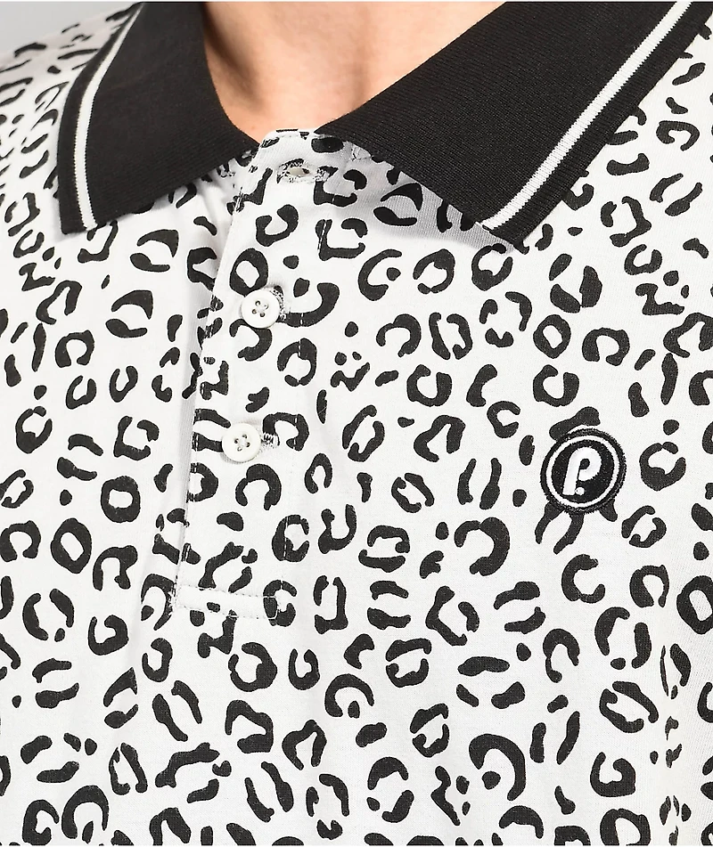 Paterson Animal Print Polo Shirt