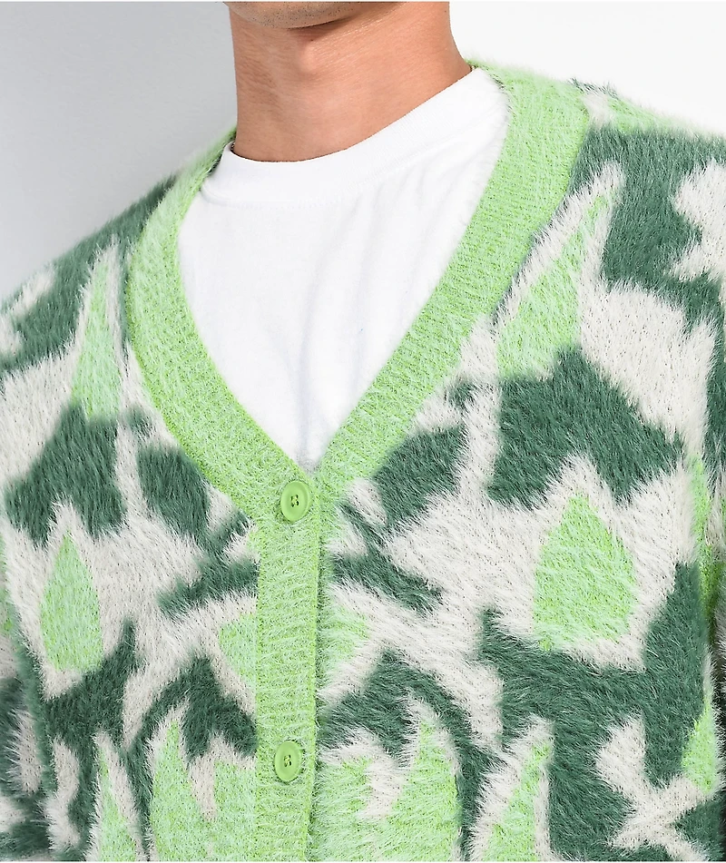 Paterson Art School Green Cardigan