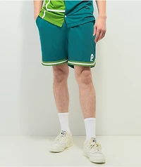 Paterson Courtside Teal Basketball Shorts