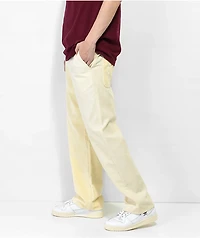 Paterson Cream Corduroy Blocked Skate Pants