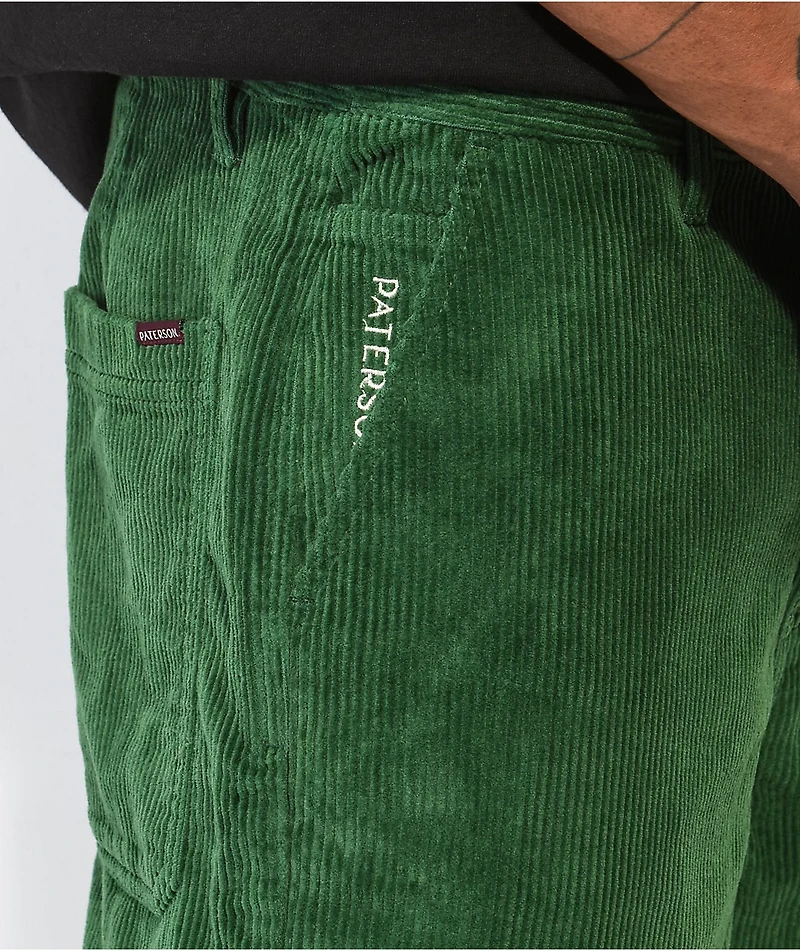Paterson Dark Green Wide Leg Skate Pants