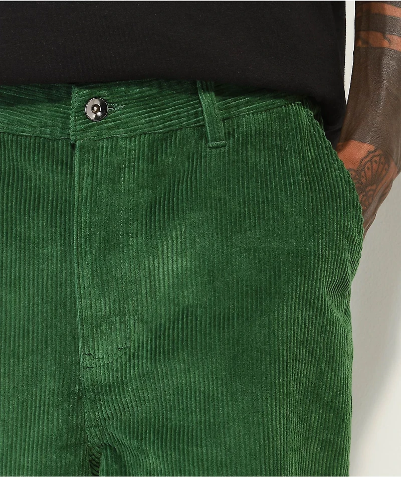 Paterson Dark Green Wide Leg Skate Pants