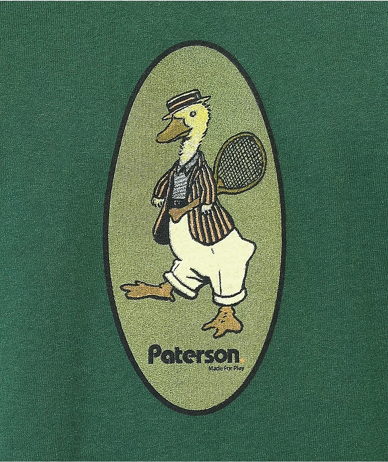Paterson Ducking Around Forest Green T-Shirt