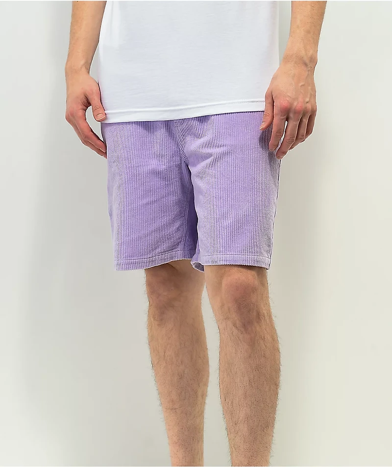 Paterson Lavender Corduroy Shorts
