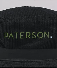 Paterson Le Pom Black Corduroy Bucket Hat