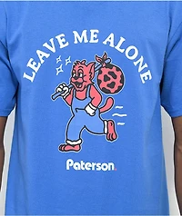 Paterson Leave Me Alone Royal Blue T-Shirt