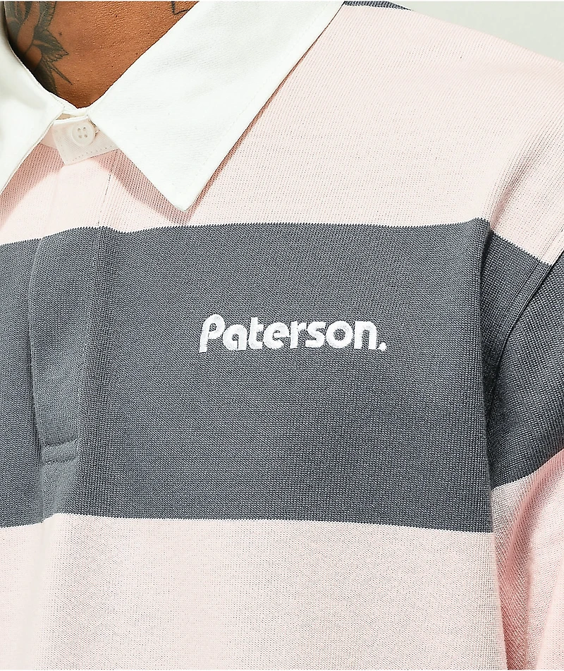Paterson Lilac & Grey Rugby Shirt