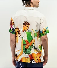 Paterson Montclair White Short Sleeve Button Up Shirt
