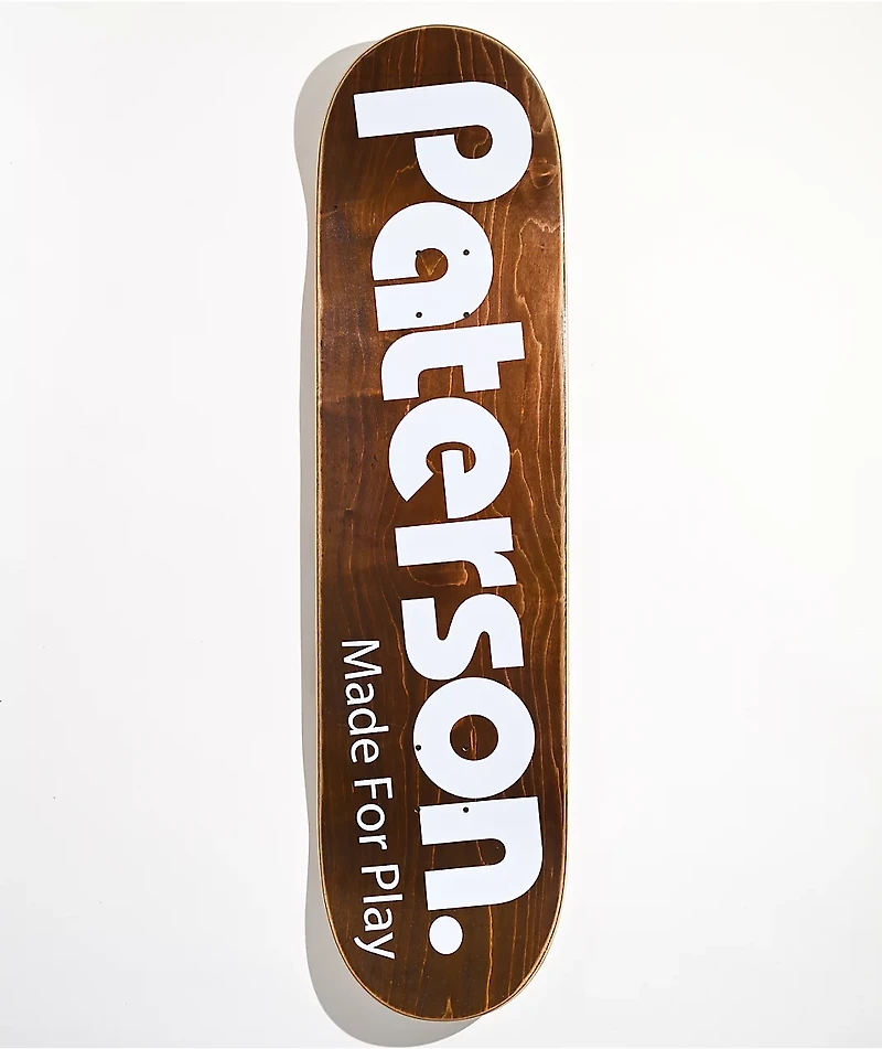 Paterson Racer 8.5" Skateboard Deck