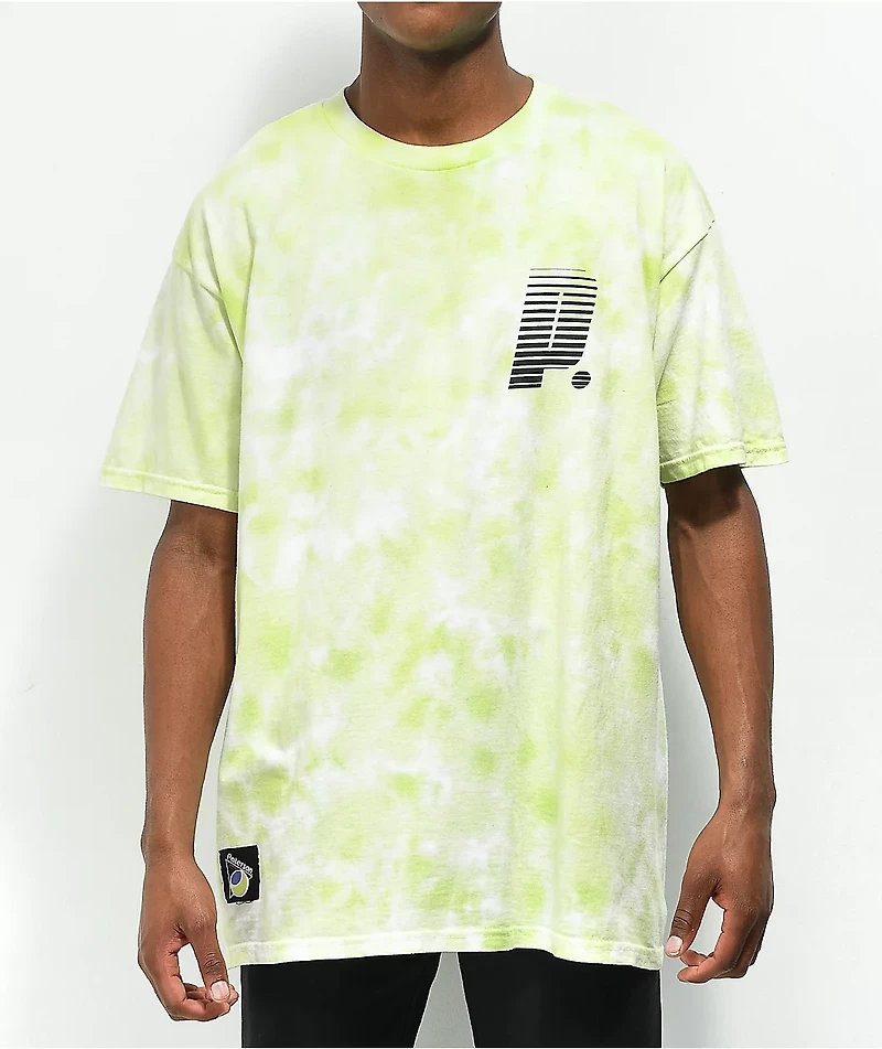 Paterson Retro Court Green Tie Dye T-Shirt