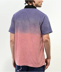 Paterson Terry Blue & Red Gradient Polo Shirt
