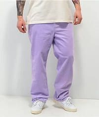 Paterson Wide Leg Lavender Corduroy Skate Pants