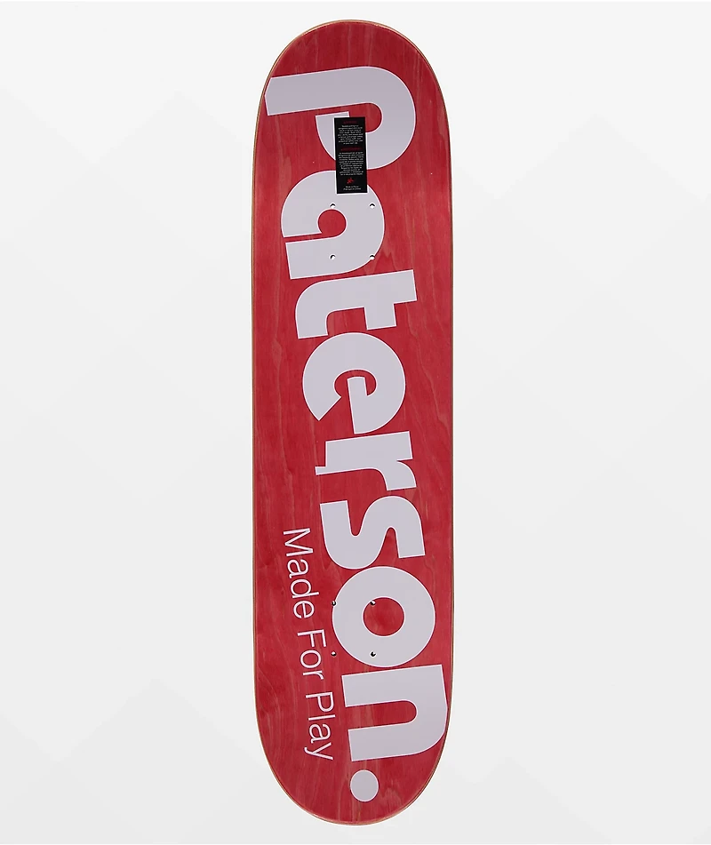 Paterson x Gundam Wing Heero 8.0" Skateboard Deck