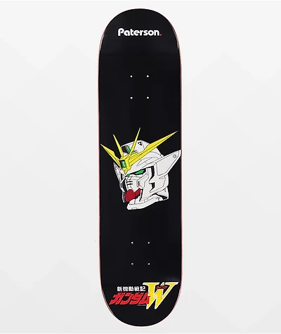 Paterson x Gundam Wing Heero 8.0" Skateboard Deck