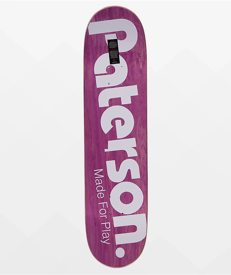Paterson x Gundam Wing Zero 8.25" Skateboard Deck