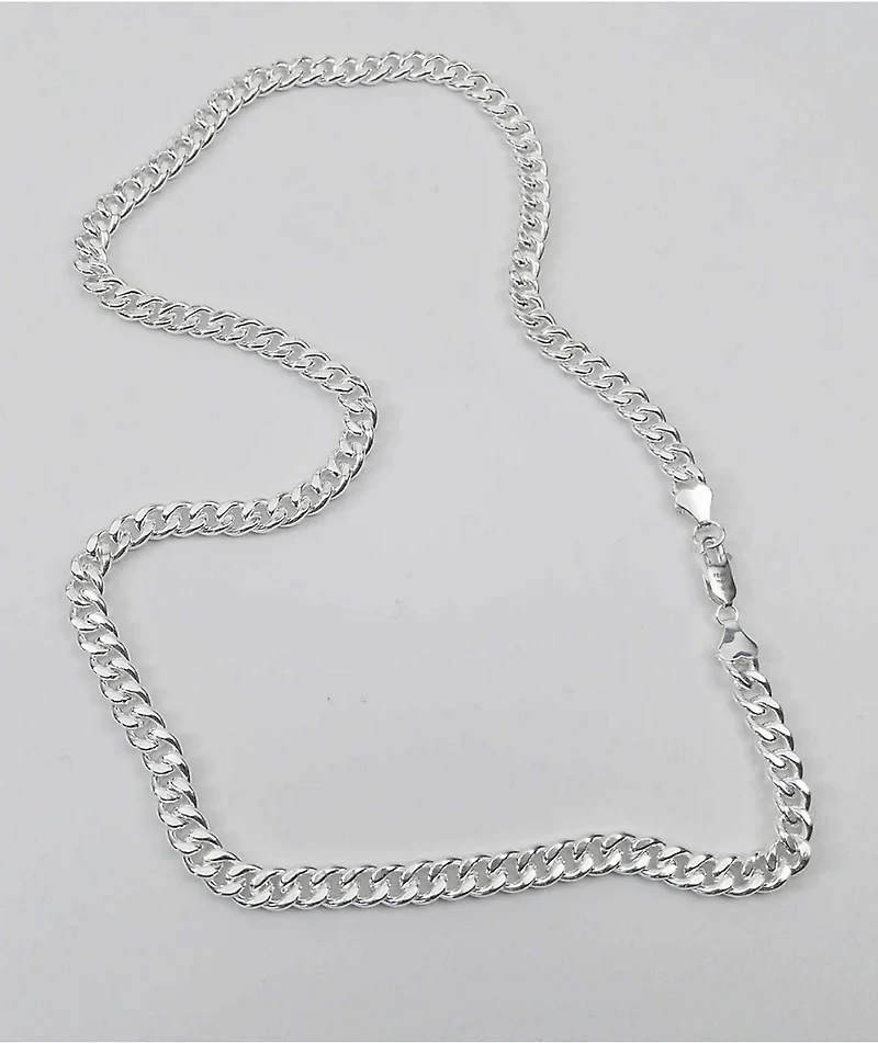 Personal Fears 7mm Stainless Steel Cuban Chain Necklace