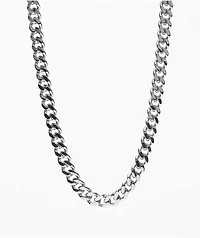 Personal Fears 9mm Stainless Steel Cuban Chain Necklace