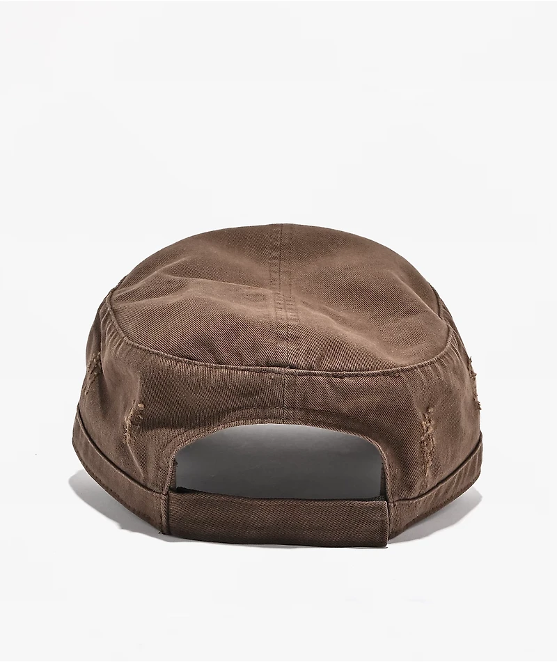 Personal Fears Comrade Brown Wash Cadet Hat