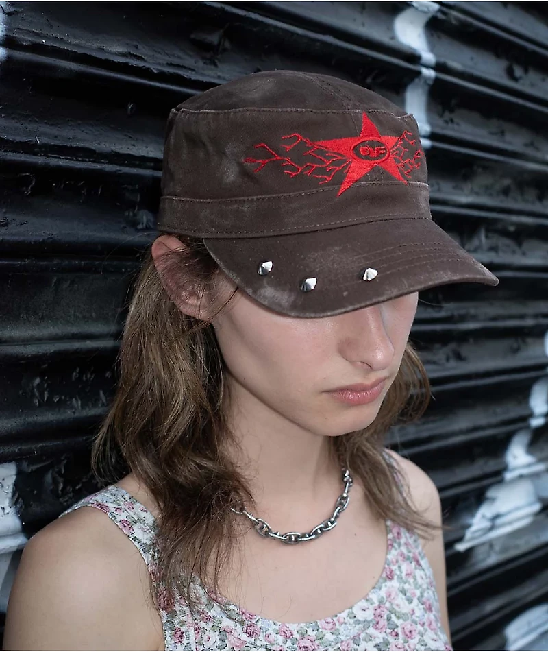 Personal Fears Comrade Brown Wash Painter Hat