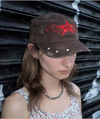 Personal Fears Comrade Brown Wash Painter Hat