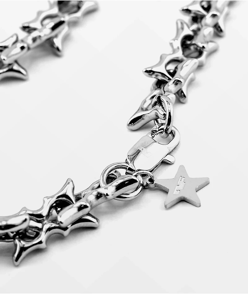 Personal Fears Cyber Link Silver Chain Necklace