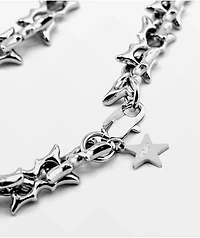Personal Fears Cyber Link Silver Chain Necklace