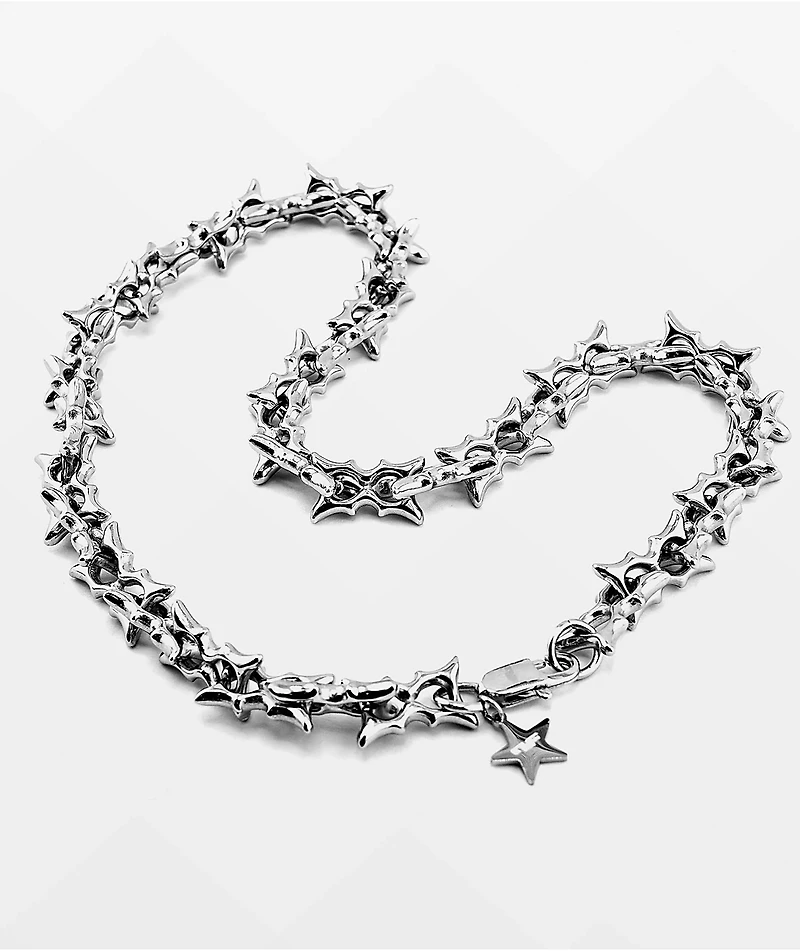 Personal Fears Cyber Link Silver Chain Necklace