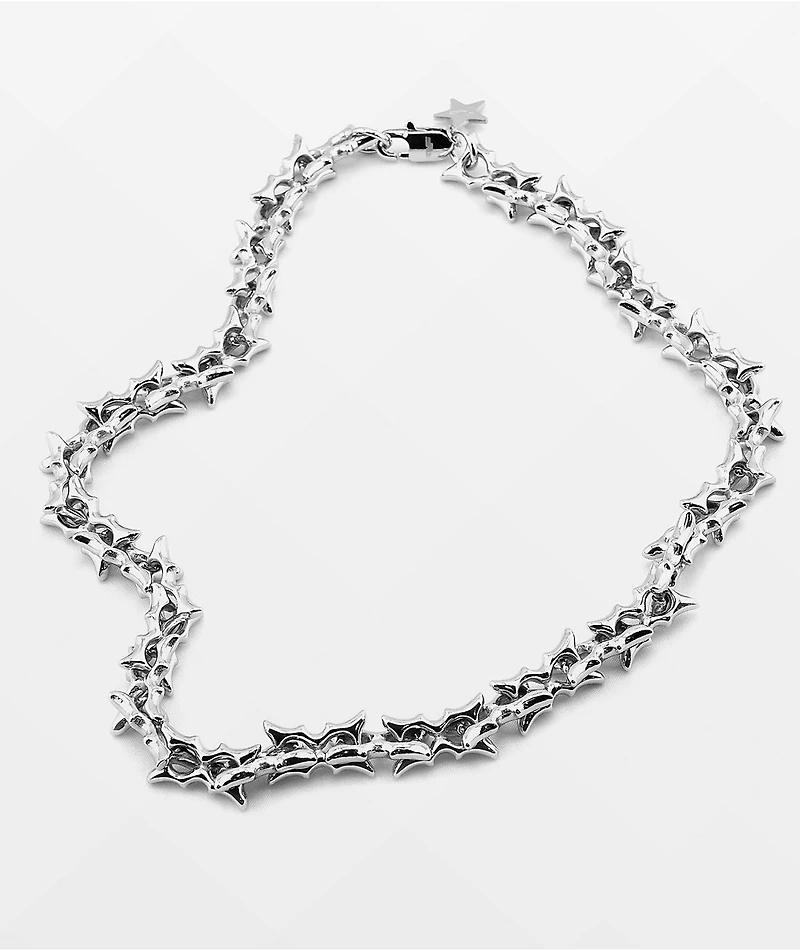 Personal Fears Cyber Link Silver Chain Necklace