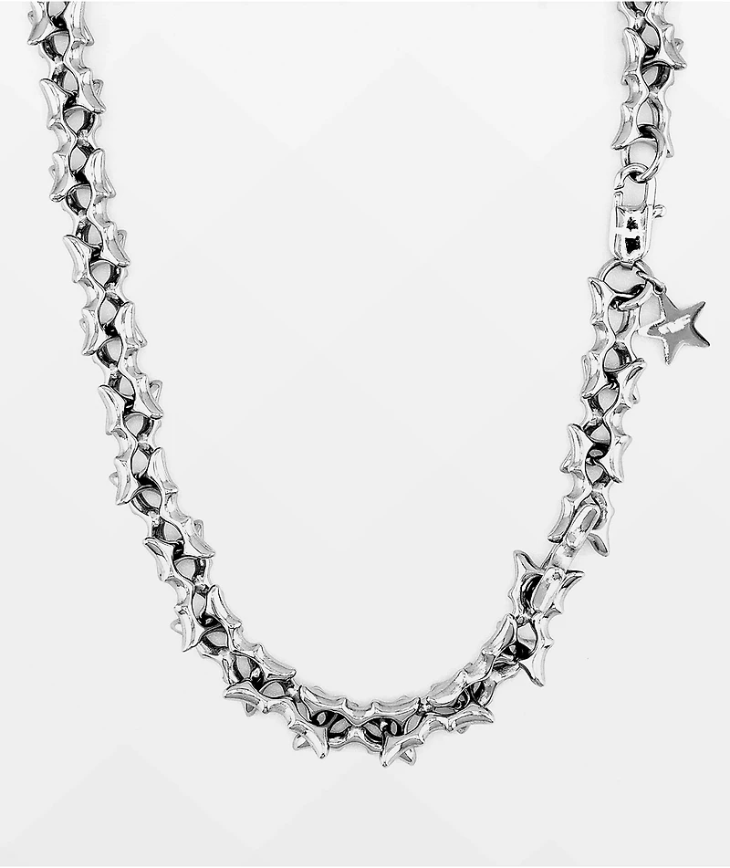 Personal Fears Cyber Link Silver Chain Necklace